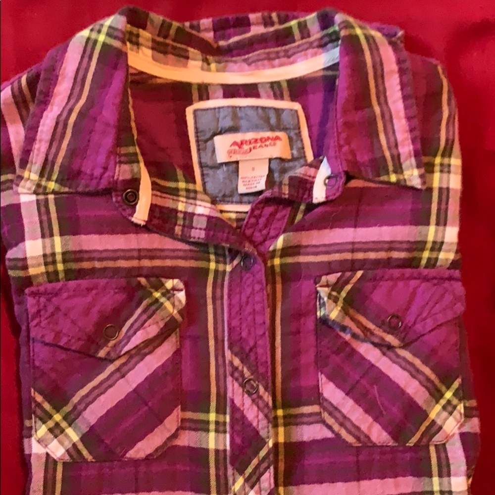 Plaid top